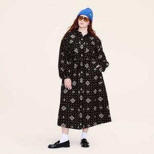 Woolrich Black Paisley Print Dress